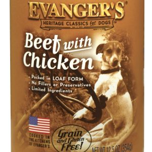 Evangers - 12ct Case - Dog - Classic - Beef W/ Chicken - 13oz