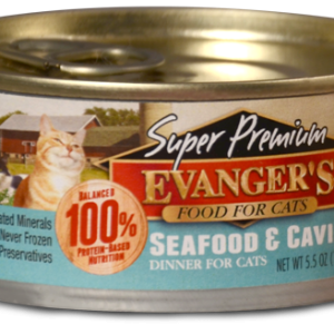 Evangers - 24ct Case - Cat - Super Premium - Seafood & Caviar - 5.5oz