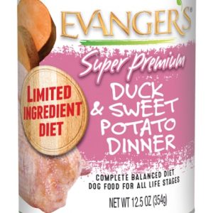 Evangers - 12ct Case - Dog - Super Premium - Duck & Sweet Potato - 13oz