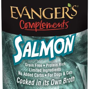 Evangers - 12ct Case - Dog & Cat - Complements - Grain-Free Wild Salmon - 12oz