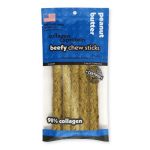 Frankly Pet - 24ct Case - Beefy Sticks - Peanut Butter - 7"