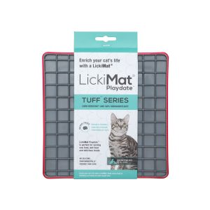 Lickimat - Dog Mat - Tuff Playdate - Red