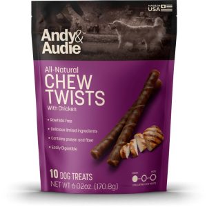 Andy & Audie - Chew Twists - Chicken - 10pk - 6.7oz