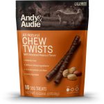 Andy & Audie - Chew Twists - Peanut Butter - 10pk - 6.7oz