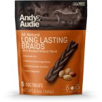 Andy & Audie - Chew Braids - Peanut Butter - 5pk - 5.9oz
