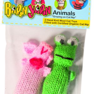 Chilly Dog - Barn Yarn Animal Catnip Toy - 2pk