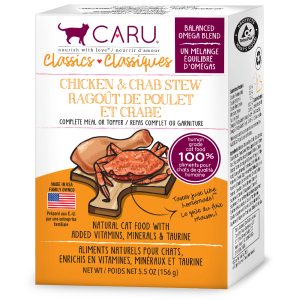 Caru - 12ct Case - Cat - Classic Stew - Chicken & Crab - 5.5oz