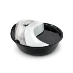 Pioneer Pet - Fountain - Raindrop - Plastic - Black/white