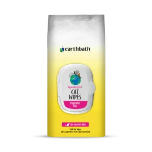 Earthbath - Grooming Wipes - Hypoallergenic - Fragrance Free - Cat - 100ct
