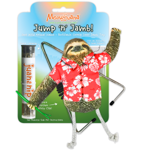 Meowijuana - Catnip Toy - Jump N Jamb - Sloth