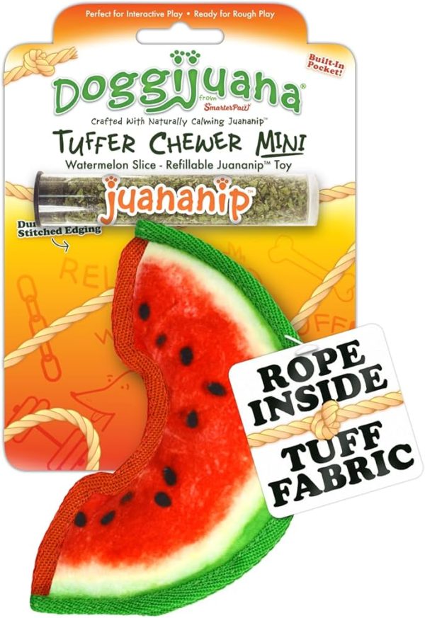 Doggijuana - Tuffer Chewer Mini Toy - Watermelon