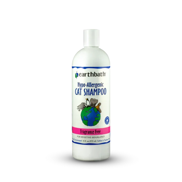 Earthbath - Shampoo - Hypoallergenic - Fragrance Free - Cat - 16oz