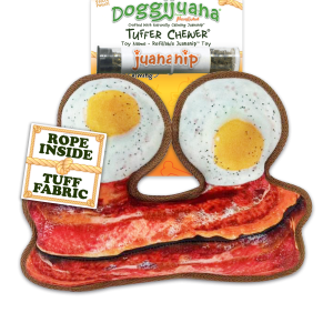 Doggijuana - Tuffer Chewer Toy - Bacon & Eggs