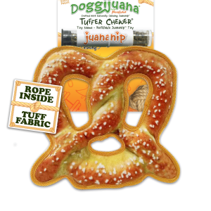 Doggijuana - Tuffer Chewer Toy - Soft Pretzel
