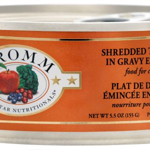 Fromm - 12ct Case - Cat - Four-Star - Shredded Turkey In Gravy - 5.5oz