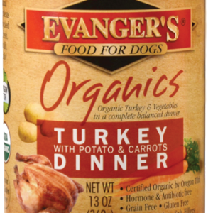 Evangers - 12ct Case - Dog - Organics - Turkey W/ Potato & Carrots - 13.2oz