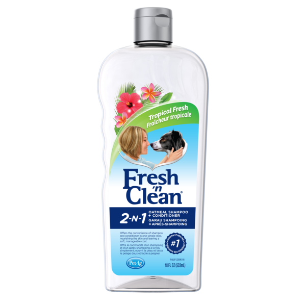 Fresh N Clean - 2-in-1 Oatmeal Conditioning Shampoo - Tropical Scent - 18oz