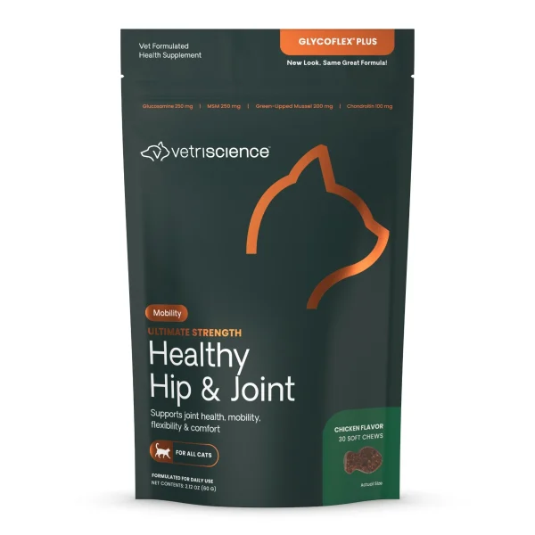 Vetriscience - Cat - Ultimate Strength Hip & Joint Chews - Chicken - 30ct