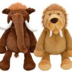 Multipet - Jumbo Plush - 14" - Assorted: Mammoth, Sabertooth Tiger