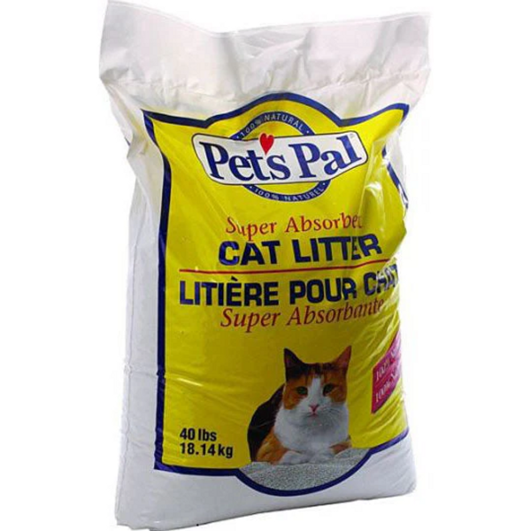 Pestell - Pets Pal - Natural Clay Litter - Unscented - 40#