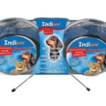 Indipet - Double Diner Wire Frames W/ Two Dishes - 16oz